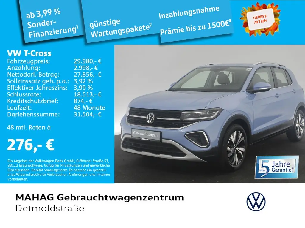 Photo 1 : Volkswagen T-cross 2024 Essence