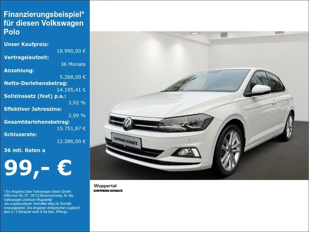 Photo 1 : Volkswagen Polo 2021 Essence