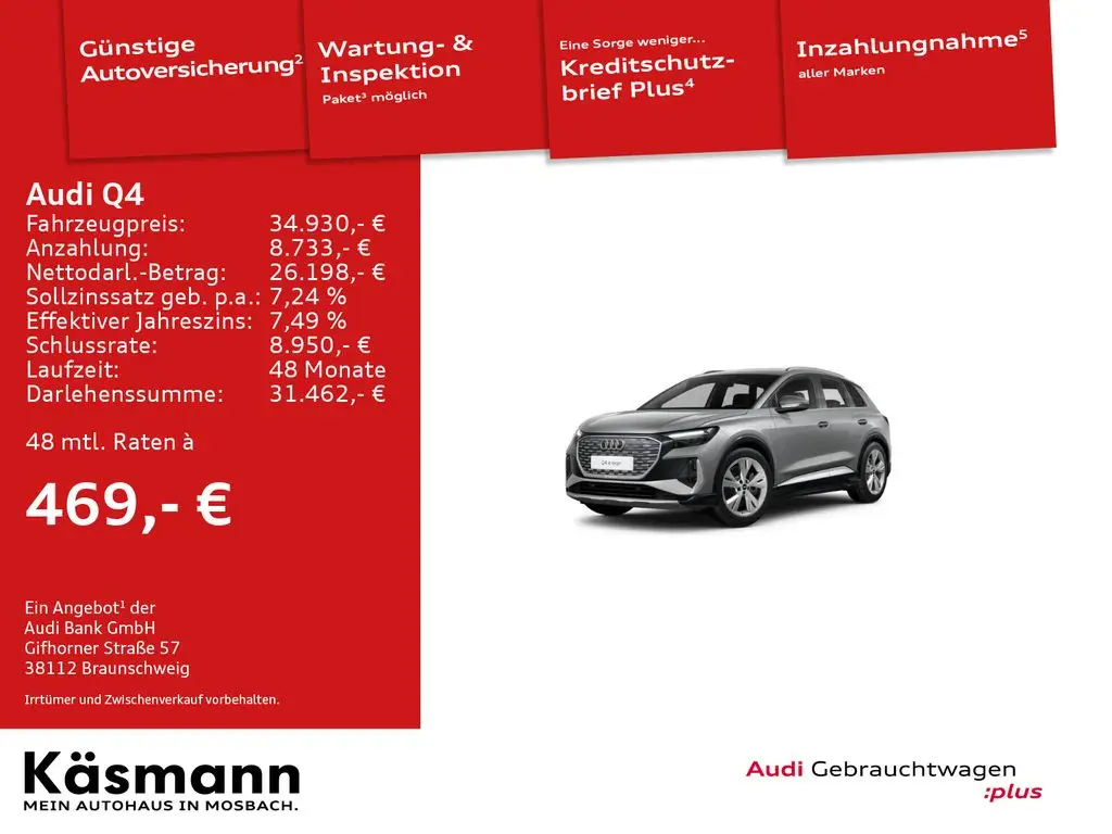 Photo 1 : Audi Q4 2021 Non renseigné