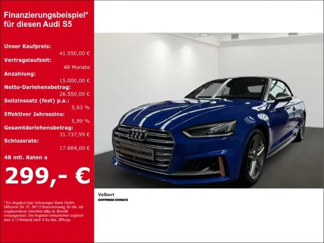 Photo 1 : Audi S5 2018 Essence