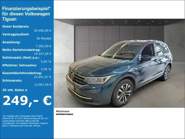 Photo 1 : Volkswagen Tiguan 2021 Diesel