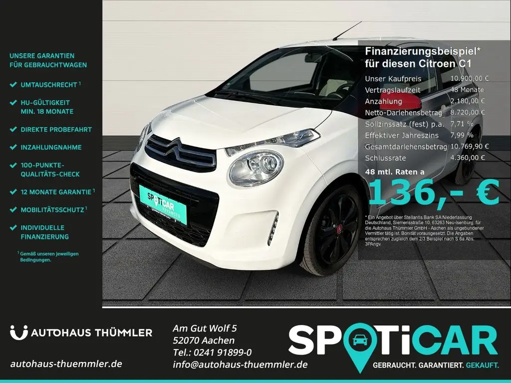 Photo 1 : Citroen C1 2017 Essence