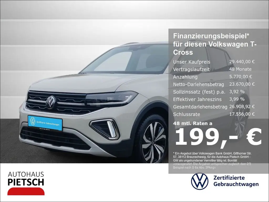 Photo 1 : Volkswagen T-cross 2024 Petrol