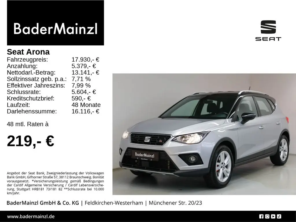 Photo 1 : Seat Arona 2020 Petrol