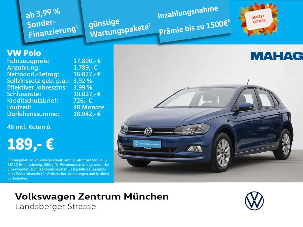 Photo 1 : Volkswagen Polo 2020 Petrol