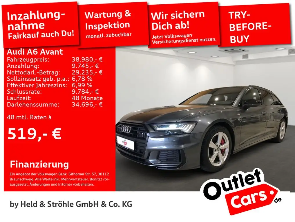 Photo 1 : Audi A6 2020 Hybride