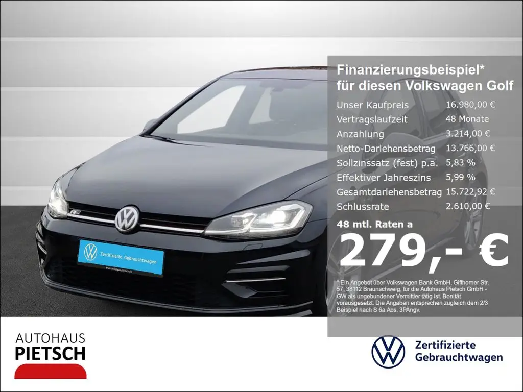 Photo 1 : Volkswagen Golf 2017 Petrol