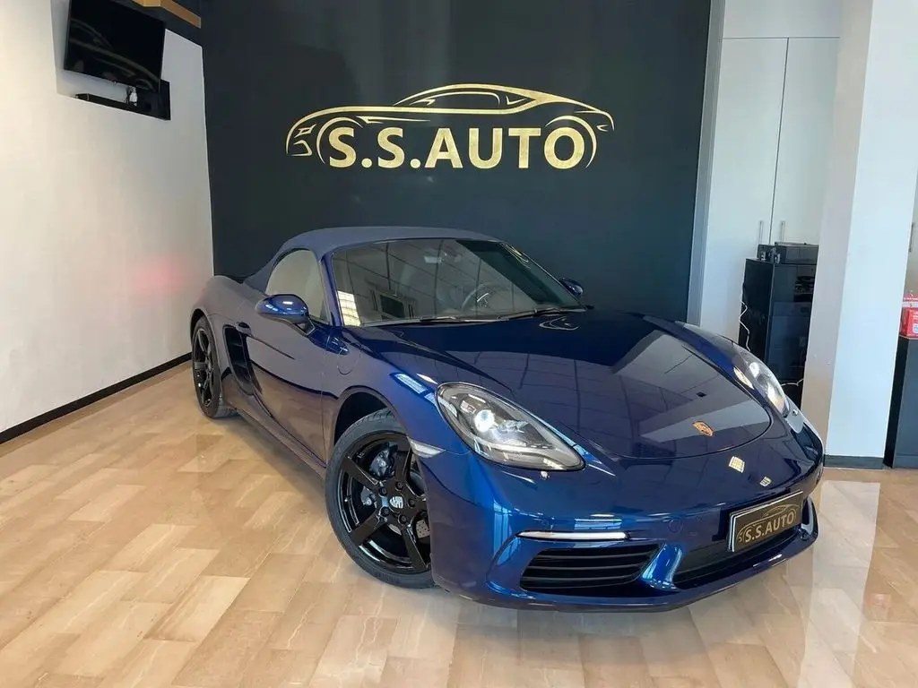 Photo 1 : Porsche Boxster 2019 Petrol