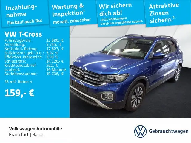 Photo 1 : Volkswagen T-cross 2024 Petrol