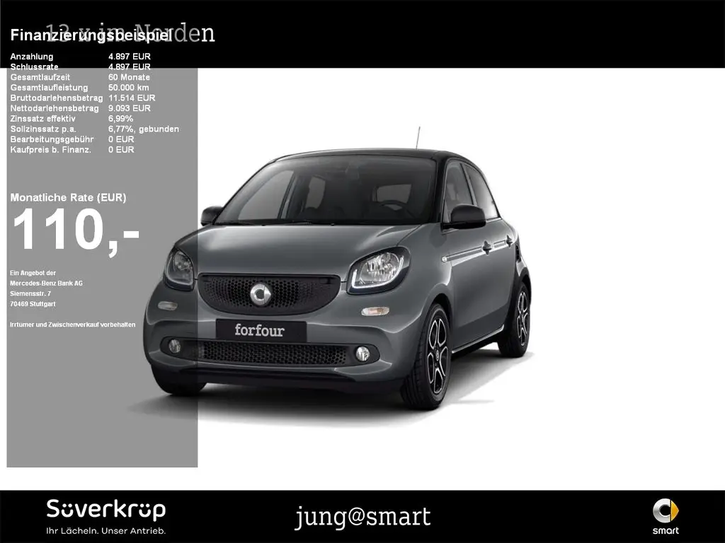 Photo 1 : Smart Forfour 2019 Petrol