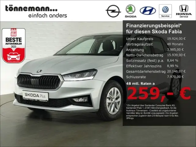 Photo 1 : Skoda Fabia 2024 Petrol