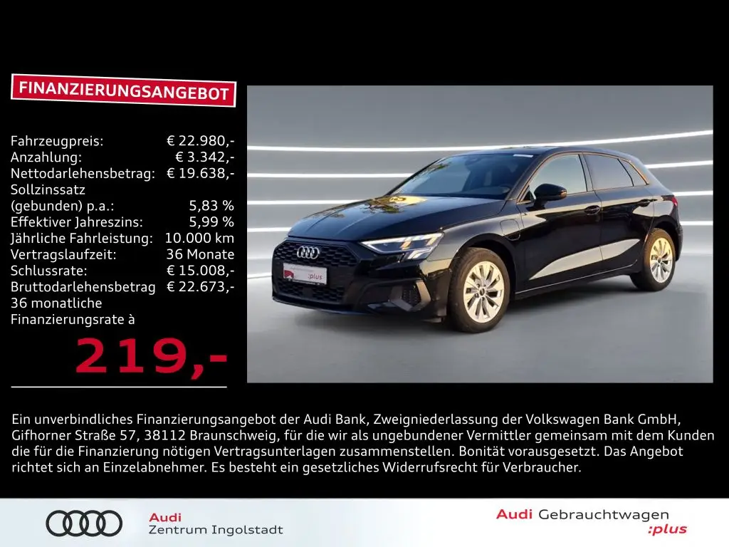 Photo 1 : Audi A3 2022 Hybrid