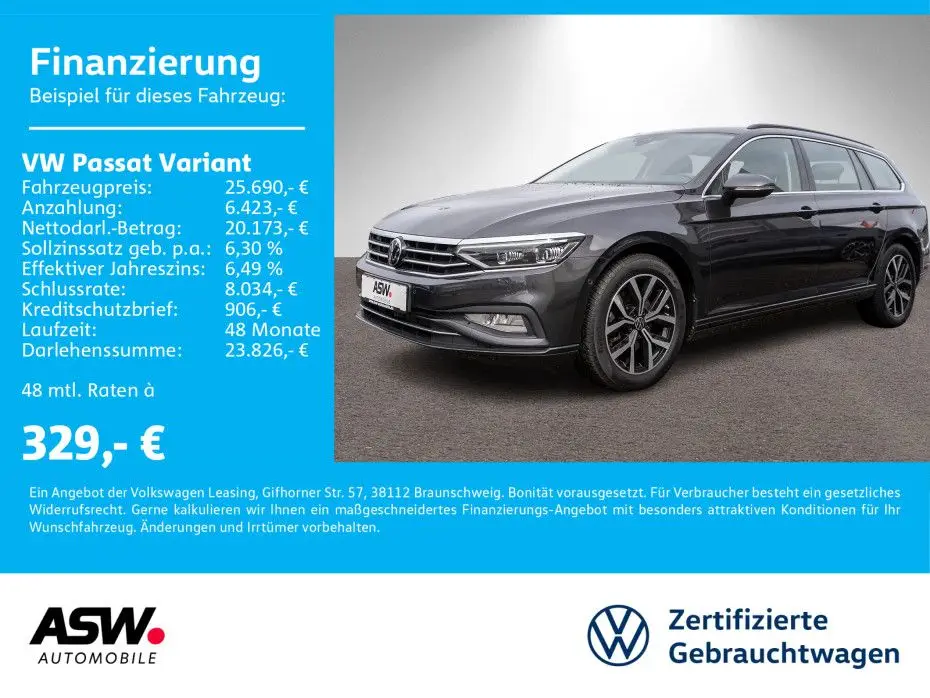 Photo 1 : Volkswagen Passat 2021 Diesel