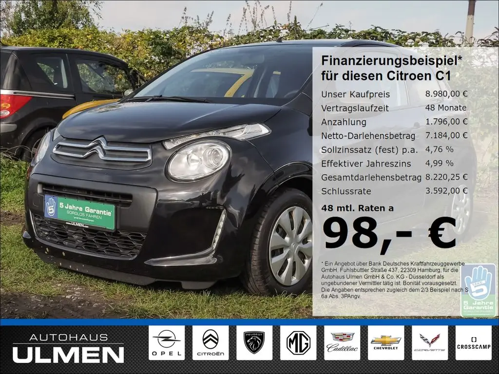 Photo 1 : Citroen C1 2019 Essence