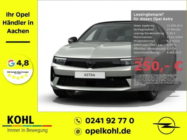 Photo 1 : Opel Astra 2024 Petrol