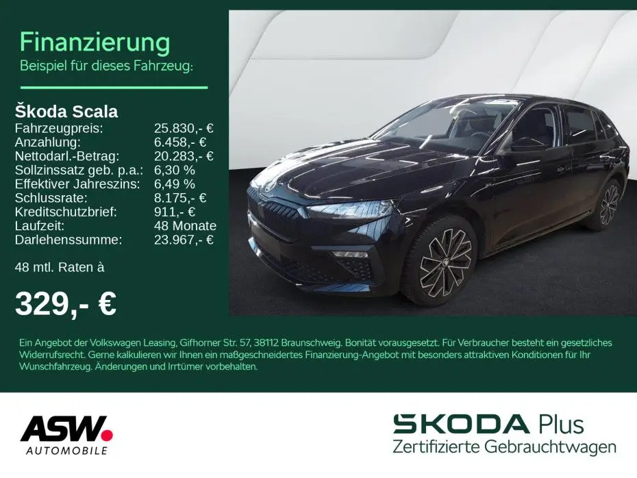 Photo 1 : Skoda Scala 2024 Petrol