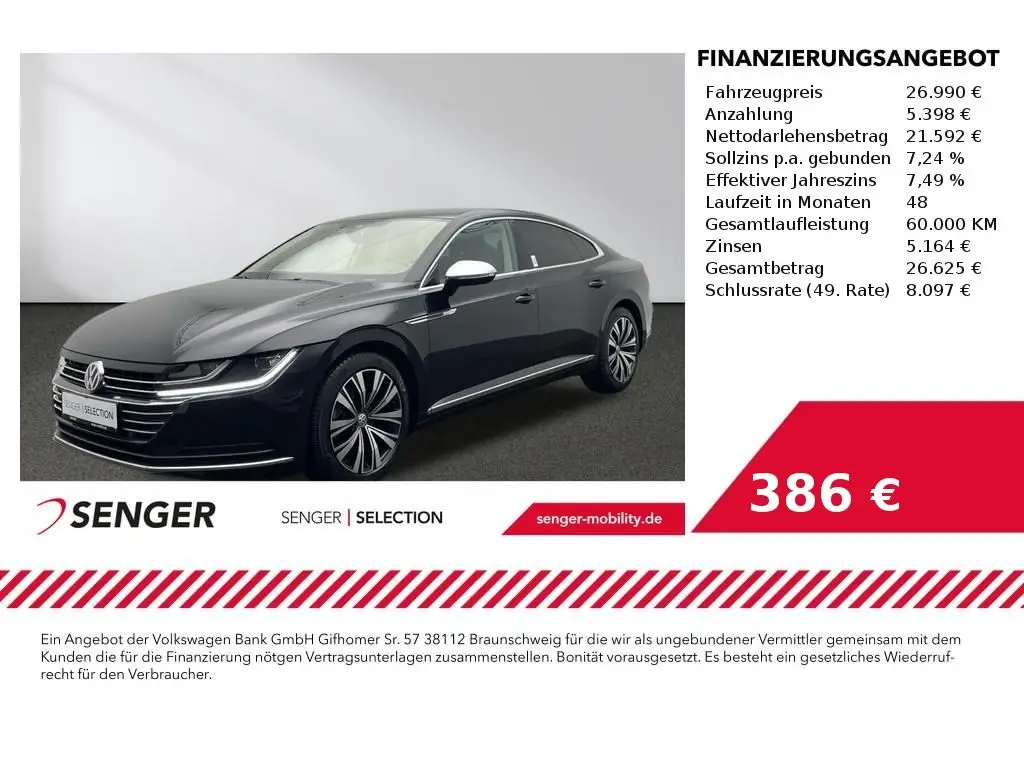 Photo 1 : Volkswagen Arteon 2019 Essence