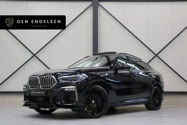 Bmw X6 M50i M-Sport | 360 Cam | ACC | Bowers & Wilkins | Comfortstoel + Ventilatie | Carbon | Head Up | Laser | Iconic Glow | Swarovski Glaspook | Pano | Individual | Assisted Driving | Apple & Android Carplay | Beker K+V | 22 