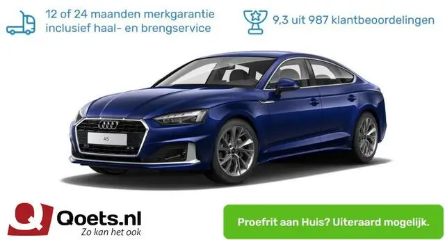 Photo 1 : Audi A5 2020 Hybride